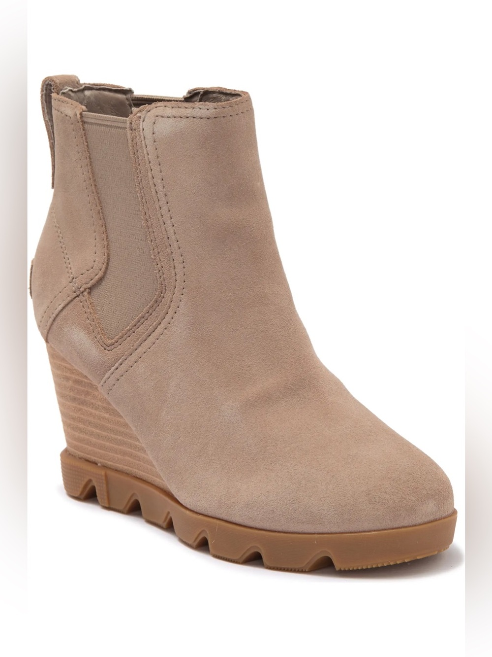 Sorel Joan Uptown Waterproof Wedge Suede Chelsea Boot Size 9